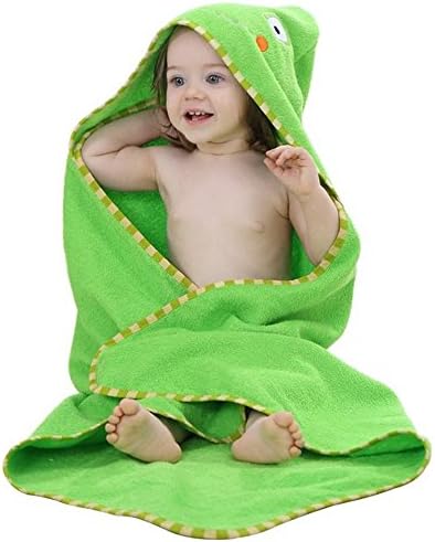 Aodilis Kids Cartoon Animal Style Hooded Baby Towel 0-6 years Fog