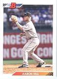 2010 Bowman 1992 Bowman Throwbacks Baseball Card # BT38 Aaron Hill - Toronto Blue Jays (92 Classic Retro Design) In A Protective Screwdown Case!