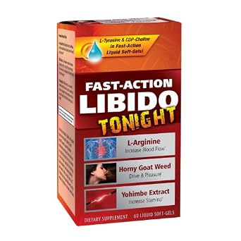 Rapid Nutrition Mens Libido Tonight, 60-Count Bottle