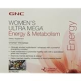 GNC Women's Ultra Mega Energy and Metabolism Supplement, 30 Count