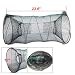 Lobster Crab Crawfish Shrimp Trap Cage Fishing Keep Net Black