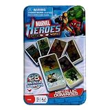 Marvel Heroes Matallic Dominoes in Collectible TinIMAGE