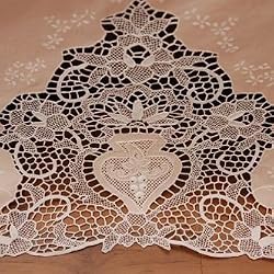 New Elegant Hand Embroiered Pink 3pc Bed Sheet Set