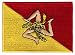 Sicily Italy Flag Embroidered Patch Sicilian Italian Iron-On National Emblem