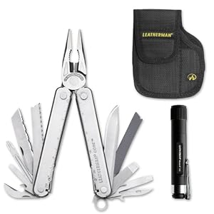 Leatherman 831086 Core Multitool and Monarch 300 Multitool Flashlight Combo Set by 