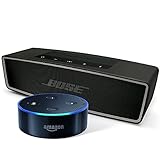 All-New Echo Dot (2nd Generation) - Black �����ޥ��󡡥������������֥�å������Bluetooth�����ԡ����������ޡ��ȥۡ���ǥХ������¹�͢���� [�¹�͢����]