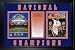 Florida Gators Framed 2007 NCAA Basketball Champs Sports Illustrated Cover with Football Champs Photograph