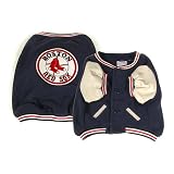 Sporty K9 Boston Red Sox Pet Varsity Jacket - Navy Extra Large