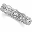 14K White Gold Diamond Wedding/Anniversary Band - 1.05 Ct.