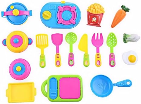 17pcs Kitchen Party Simulation Play Toy Set