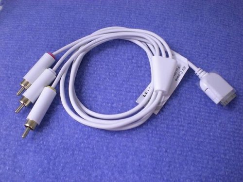 iPhone//touch/nano3用　(Dock)ドック型　AVケーブル