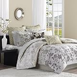 Madison Park Garland 8 PCS Comforter Set - Khaki - Queen