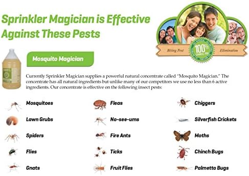 Mosquito Magician Insect Repellent Including Battery Powered Sprayer and Batteries
