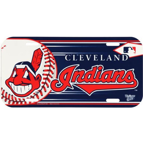 Cleveland Indians - Baseball License Plate MLB Pro Baseball