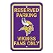 NFL Minnesota Vikings Plastic Parking Sign