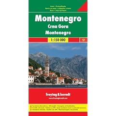 Freytag Berndt Autokarten, Montenegro - Ma�stab 1:150.000