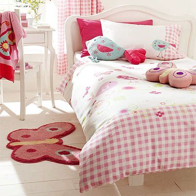 Catherine Lansfield Tweetie Pink Single Duvet Cover Set
