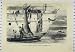 CUTTING UP SHARK PORT LOUIS MAURITIUS BOAT OLD PRINT