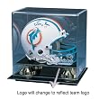 Denver Broncos NFL Deluxe Mini Football Helmet Display Case