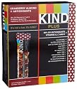 KIND PLUS, Cranberry Almond + Antioxidants, Nutritional Boost, Gluten Free Bars (Pack of 12)