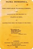 Amazon: Flora Domestica or The Portable Flower Garden (Elizabeth Kent) (Leigh Hunt)