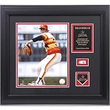 Mounted Memories Houston Astros Nolan Ryan 8x10 Framed Photo with Game-Used Baseball Piece & Medallion