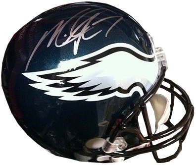 Michael Vick Autographed/Hand Signed Philadelphia Eagles Full Size Replica Helmet- Vick Hologram