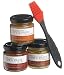 Wildly Delicious Chef's Spice Paste Gift Set - 3.3-Ounce Merlot & Garlic Paste, 3.3-Ounce Peppercorn & Merlot Paste, 3.3-Ounce Roasted Garlic & Basic