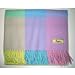 Lambswool baby blanket - sherbet check