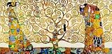 Posters: Gustav Klimt Poster Reproduction - La Frise Stoclet I (100 x 50 cm)