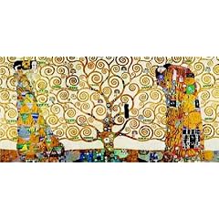 Gustav Klimt - Das Stoclet Fries Poster Kunstdruck (100 x 50cm)