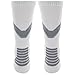 adidas Unisex-US Traxion Impact Crew Football & Basketball Crew Sock (1-Pair), White/Black/Light Onix, 6.5-9
