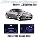 XtremeVision Nissan 350Z 2003-2008 (5 Pieces) Blue Premium Interior LED Kit Package + Installation Tool