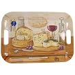 Cheese Motif 11 by 16 inch Melamine Tray French Design