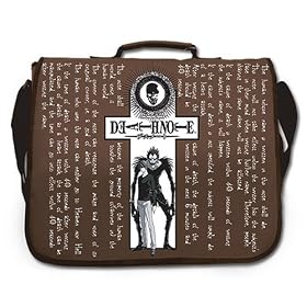 Death Note - Messenger Side School Bag - Lights & Ryuk