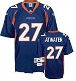 Denver Broncos NFL Jersey Steve Atwater #27 Blue Throwback Jersey (50/L)