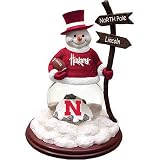 Nebraska Cornhuskers NCAA Snowman Water Globe by The Memory Company