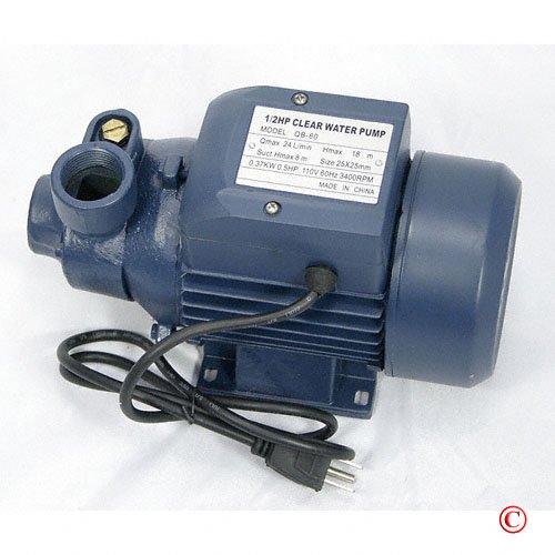 1/2 HP Electric Centrifugal Water Pump Garden Pond Tool 1/2 HP Electric Centrifugal Water Pump Garden Pond Tool