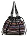 Scarleton Striped Pattern Jacquard Drawstring Bag H1567