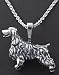 Kabana English Cocker Spaniel Pendant with Chain