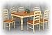 Kitchen & Housewares : Square Dual Finish Dining Table