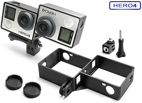 3D Frame &amp; Tripod Mount for GoPro Go Pro HD HERO 4 Black Accessory Adapter- USA