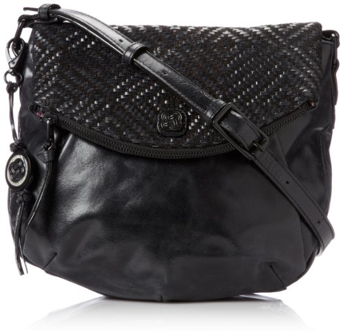 Elliott Lucca Bali 89 Intreccio Flap Zip Cross Body,Aztec Black/Copper,One Size