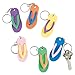 12 Luau Flip Flop Sandal Key Chains - Bulk Pack 12