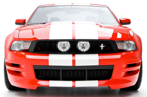 3dCarbon 691615 10-12 Ford Mustang Boy Racer 6pc Ground Effects Body Kit, 3d500 Spoiler & Window Louvers - Unpainted