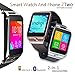 Indigi 2-in-1 Smart Watch And Phone Wireless Bluetooth Smart Watch Phone MP3 Spy Camera Sim Card Slot GSM Unlocked (Silver)