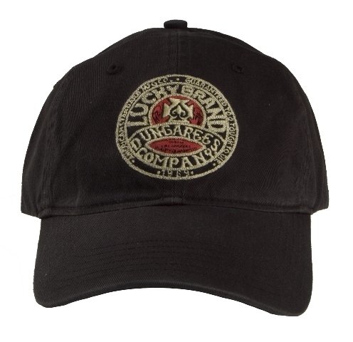 LUCKY Brand Mens LOGO Cap Hat One size Adjustable Black Cream Emblem