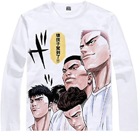 Slam Dunk Hanamichi Sakuragi Kaede Rukawa Long-Sleeve Cosplay Costume