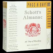 Schott's Almanac Page-A-Day Calendar 2008 Schott's Almanac Page-A-Day Calendar 2008