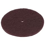 uxcell 洗浄パッド フェルト製バーガンディー クリーニングツール 20.5cm径